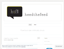 Tablet Screenshot of heedthefeed.com